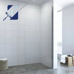 Dušo sienelė Aquabatos Walk-in C10 90, chrome kaina ir informacija | Dušo durys ir sienelės | pigu.lt