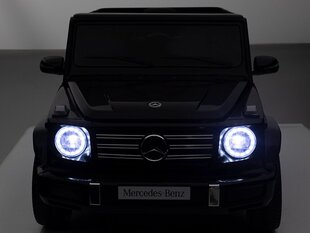 Детский электромобиль Mercedes-Benz G500 с музыкальным модулем, одноместный, черный цена и информация | Электромобили для детей | pigu.lt