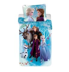 Vaikiškas patalynės komplektas Disney Frozen, 140×200, 2 dalių kaina ir informacija | Patalynė kūdikiams, vaikams | pigu.lt