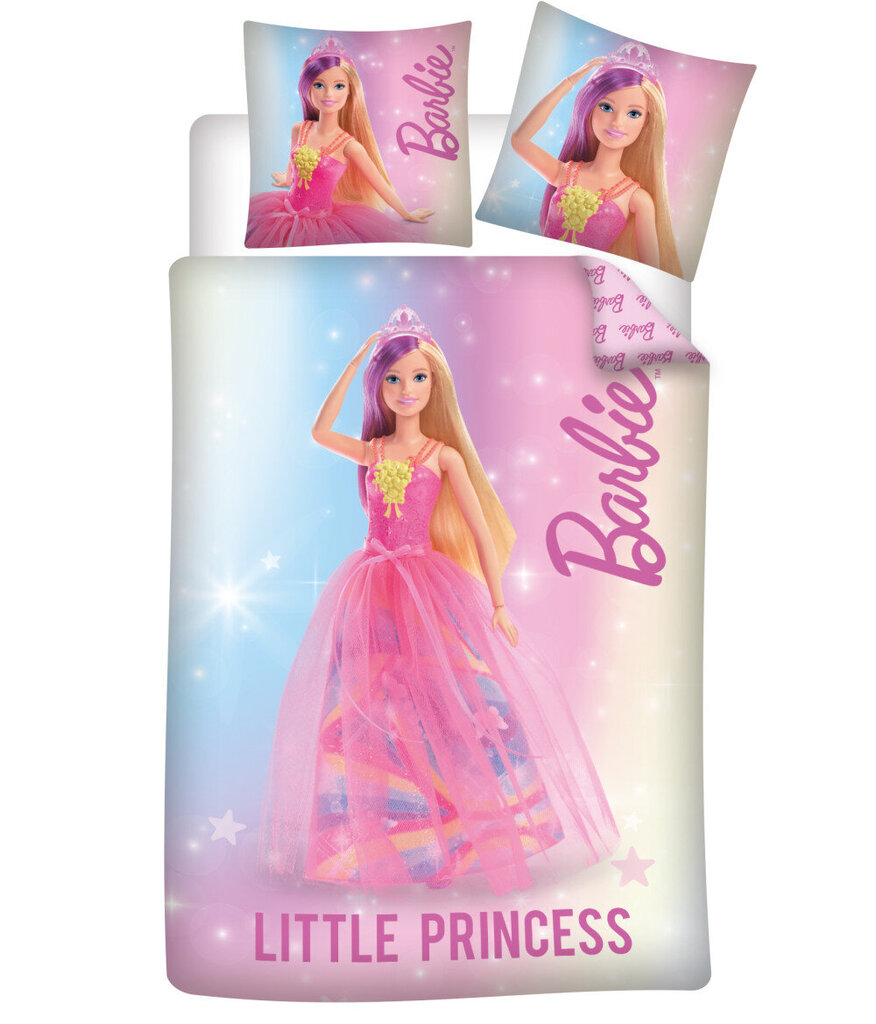 Vaikiškas patalynės komplektas Barbie Little Princess, 100×135, 2 dalių kaina ir informacija | Patalynė kūdikiams, vaikams | pigu.lt