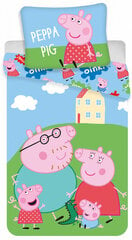 Vaikiškas patalynės komplektas Peppa Pig House, 100×135,3 dalių kaina ir informacija | Patalynė kūdikiams, vaikams | pigu.lt