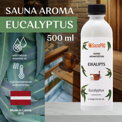 Pirties aromatas Eukaliptas SaunaPro, 500 ml kaina ir informacija | Saunos, pirties aksesuarai | pigu.lt