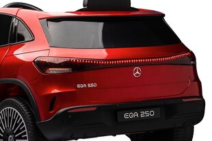Детский электромобиль Mercedes-Benz EQA 250 с музыкальным модулем, одноместный, красный цена и информация | Электромобили для детей | pigu.lt