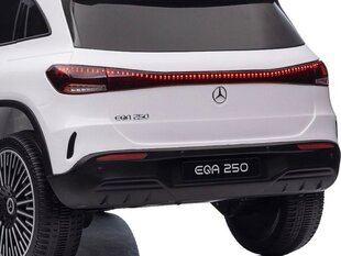 Vienvietis vaikiškas elektromobilis Mercedes-Benz EQA 250, baltas kaina ir informacija | Elektromobiliai vaikams | pigu.lt
