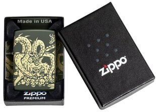 Žiebtuvėlis Zippo 48907 Dragon Design kaina ir informacija | Žiebtuvėliai ir priedai | pigu.lt