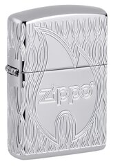 Žiebtuvėlis Zippo 48838 Armor® Zippo Flame Design kaina ir informacija | Žiebtuvėliai ir priedai | pigu.lt