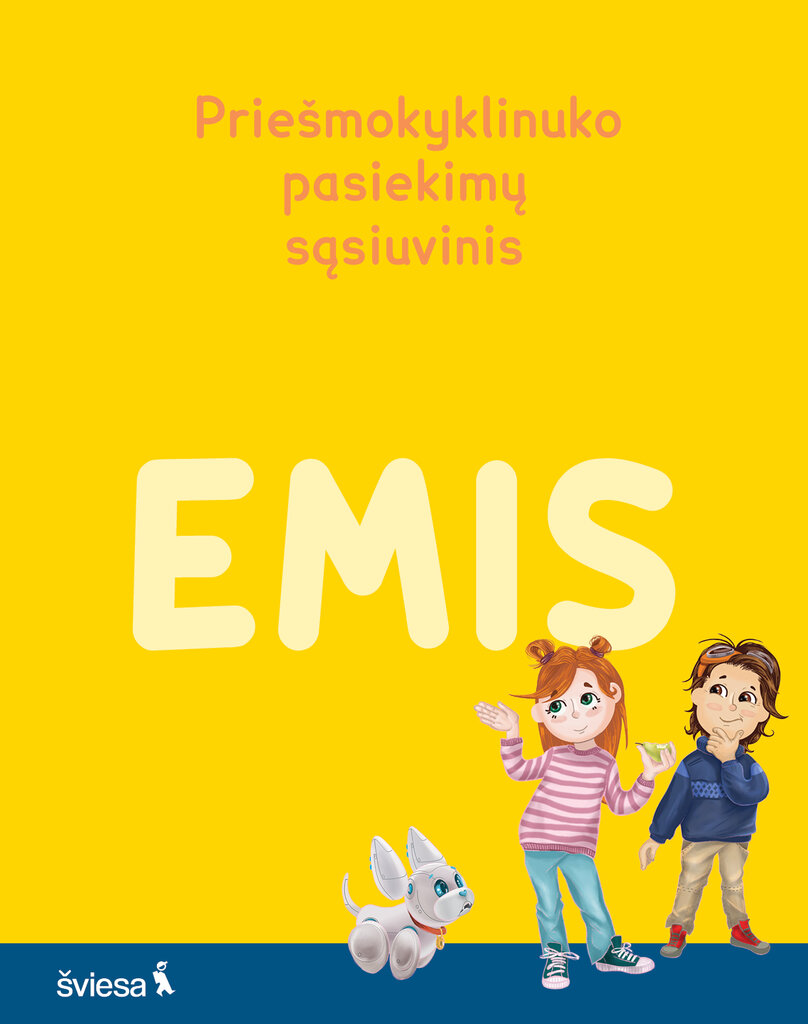 Emis. Priešmokyklinuko pasiekimų sąsiuvinis kaina ir informacija | Enciklopedijos ir žinynai | pigu.lt