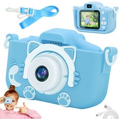 Детский цифровой фотоаппарат CAT, синий цена и информация | Цифровые фотоаппараты | pigu.lt