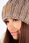 Moteriška žieminė kepurė Starling, ruda kaina ir informacija | Kepurės moterims | pigu.lt