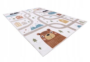 Vaikiškas kilimas Forest Houses, 80x160 cm kaina ir informacija | Kilimai | pigu.lt
