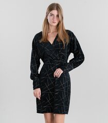 Женское платье Abito Moda 232634 01, черное цена и информация | Платья | pigu.lt