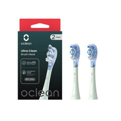 Oclean Ultra Clean Brush Head 2-PK UC01 G02 Green цена и информация | Электрические зубные щетки | pigu.lt