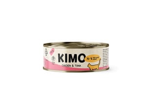 Kimo konservai katėms su vištiena ir tunu, 70 g цена и информация | Консервы для кошек | pigu.lt