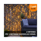 Kalėdinė girlianda, Lempučių užuolaida, 400 LED, 4x2 m цена и информация | Girliandos | pigu.lt