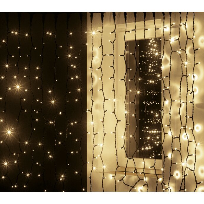 Kalėdinė girlianda, 200 LED, 14x2 m цена и информация | Girliandos | pigu.lt