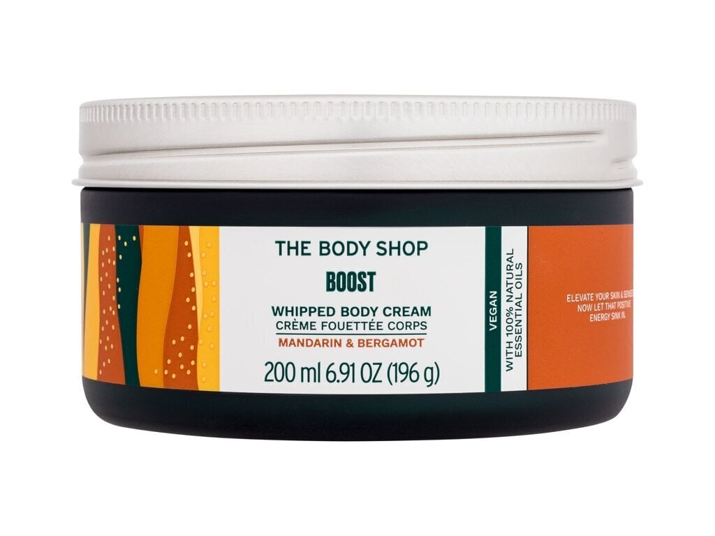 Kūno kremas The Body Shop Boost Whipped Body Cream, 200 ml kaina ir informacija | Kūno kremai, losjonai | pigu.lt