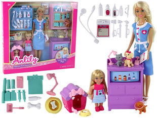 Lėlė Anlily veterinarijos klinikos rinkinys kaina ir informacija | Žaislai mergaitėms | pigu.lt