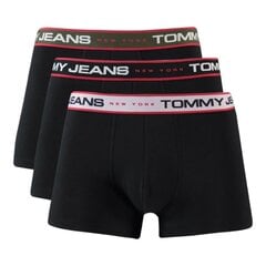 Мужские боксеры Tommy Hilfiger, 3 пары, чёрные, UM0UM00010 990 18230 цена и информация | Мужские трусы | pigu.lt