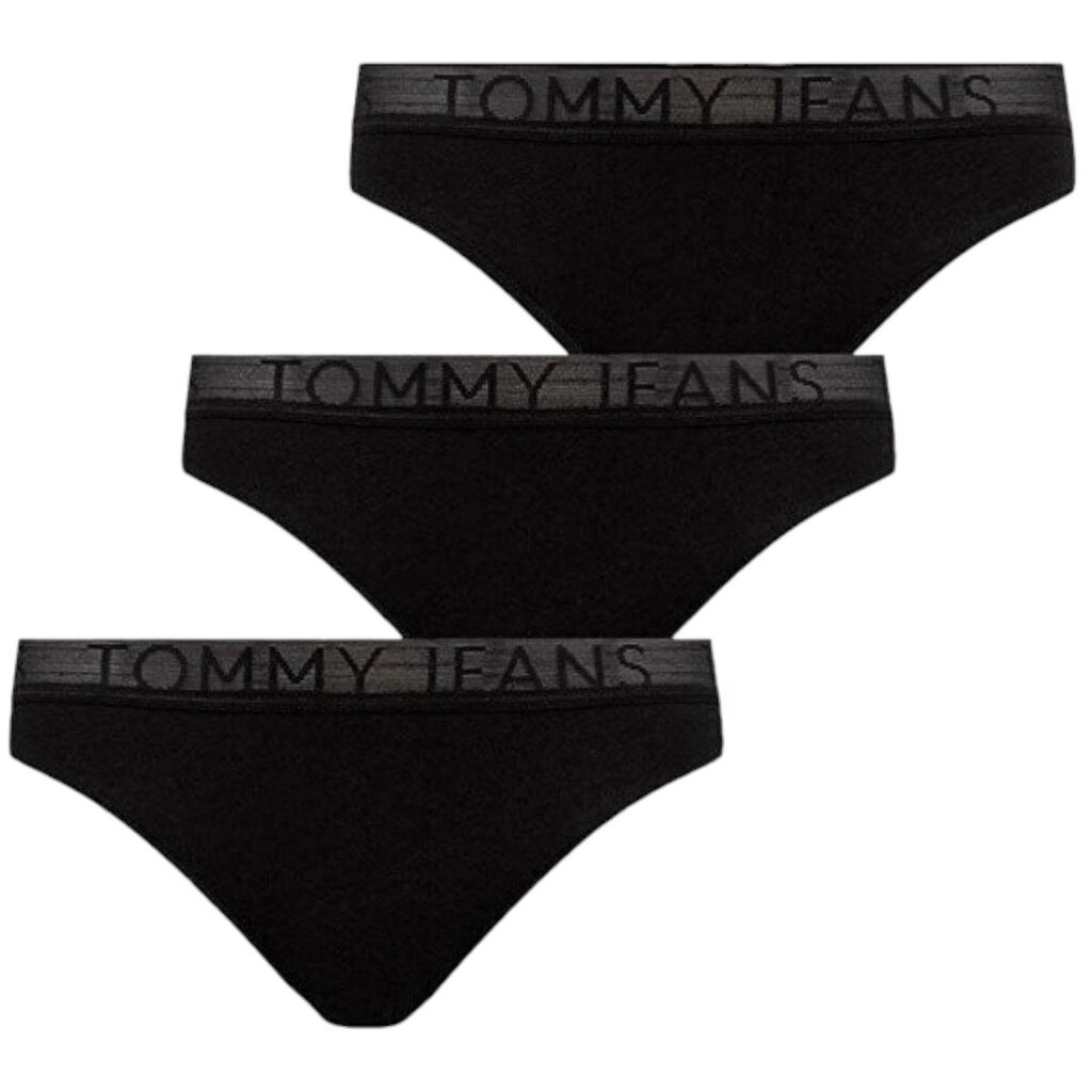 Tommy Hilfiger kelnaitės moterims, juodos, 3 vnt цена и информация | Kelnaitės | pigu.lt
