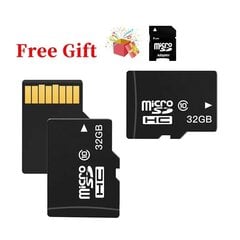 Карта памяти Micro SD 32 ГБ с SD-адаптером. цена и информация | Карты памяти для телефонов | pigu.lt