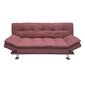 Sofa Home4You Roxy, 189x88x91 cm, rožinė kaina ir informacija | Sofos | pigu.lt