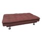 Sofa Home4You Roxy, 189x88x91 cm, rožinė kaina ir informacija | Sofos | pigu.lt