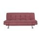 Sofa Home4You Roxy, 189x88x91 cm, rožinė kaina ir informacija | Sofos | pigu.lt