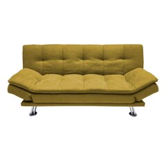 Sofa Home4You Roxy, 189x88x91 cm, geltona kaina ir informacija | Sofos | pigu.lt