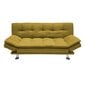 Sofa Home4You Roxy, 189x88x91 cm, geltona kaina ir informacija | Sofos | pigu.lt