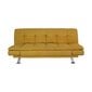 Sofa Home4You Roxy, 189x88x91 cm, geltona kaina ir informacija | Sofos | pigu.lt