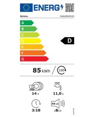 Ströme DW62B02D/01IX цена и информация | Посудомоечные машины | pigu.lt