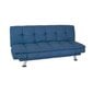 Sofa Home4You Roxy, 189x88x91 cm, mėlyna kaina ir informacija | Sofos | pigu.lt