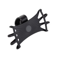 Swivel silicone bike holder - black цена и информация | Держатели для телефонов | pigu.lt