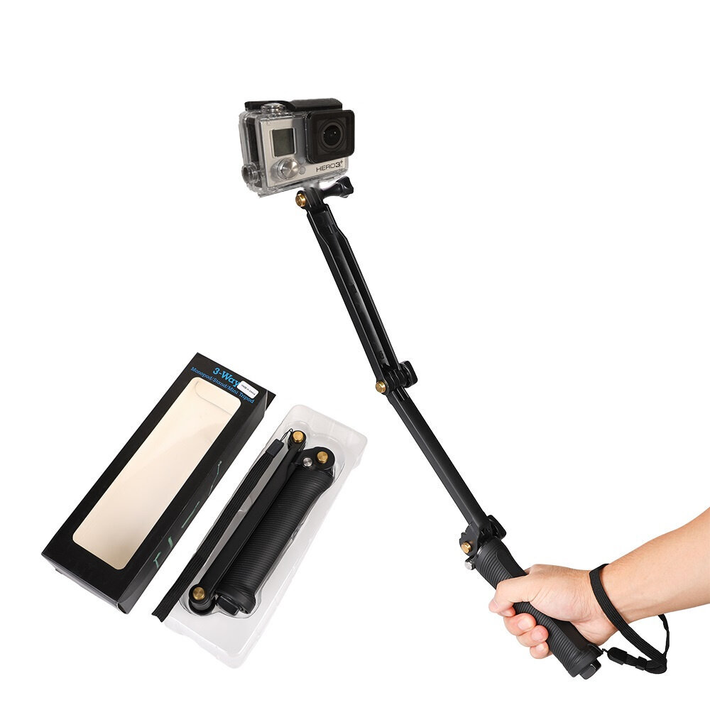 Monopod 3in1 kaina ir informacija | Priedai vaizdo kameroms | pigu.lt