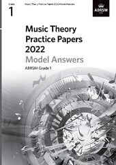 Music Theory Practice Papers Model Answers 2022, ABRSM Grade 1 kaina ir informacija | Knygos apie meną | pigu.lt