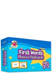 First Words Phonics Flashcards for Ages 3-5 цена и информация | Книги для подростков  | pigu.lt