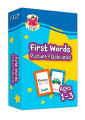 First Words Picture Flashcards for Ages 1-3 kaina ir informacija | Knygos mažiesiems | pigu.lt