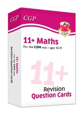 11plus CEM Maths Revision Question Cards - Ages 10-11 kaina ir informacija | Knygos paaugliams ir jaunimui | pigu.lt