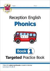 Reception English Phonics Targeted Practice Book - Book 1 цена и информация | Книги для подростков  | pigu.lt