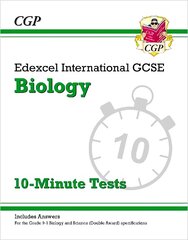 Edexcel International GCSE Biology: 10-Minute Tests (with answers) цена и информация | Книги для подростков и молодежи | pigu.lt
