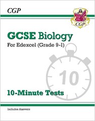 GCSE Biology: Edexcel 10-Minute Tests (includes answers) цена и информация | Книги для подростков и молодежи | pigu.lt