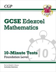 GCSE Maths Edexcel 10-Minute Tests - Foundation (includes Answers) kaina ir informacija | Knygos paaugliams ir jaunimui | pigu.lt