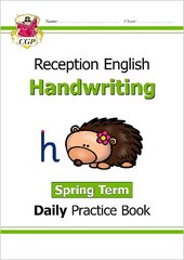 Reception Handwriting Daily Practice Book: Spring Term kaina ir informacija | Knygos paaugliams ir jaunimui | pigu.lt