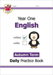 KS1 English Year 1 Daily Practice Book: Autumn Term kaina ir informacija | Knygos paaugliams ir jaunimui | pigu.lt