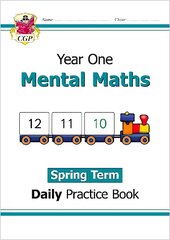 KS1 Mental Maths Year 1 Daily Practice Book: Spring Term kaina ir informacija | Knygos paaugliams ir jaunimui | pigu.lt