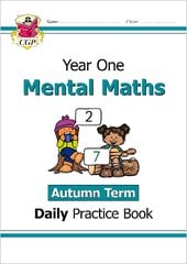 KS1 Mental Maths Year 1 Daily Practice Book: Autumn Term kaina ir informacija | Knygos paaugliams ir jaunimui | pigu.lt