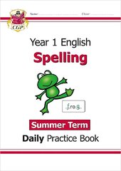 KS1 Spelling Year 1 Daily Practice Book: Summer Term цена и информация | Книги для подростков и молодежи | pigu.lt