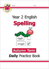 KS1 Spelling Year 2 Daily Practice Book: Autumn Term kaina ir informacija | Knygos paaugliams ir jaunimui | pigu.lt