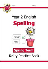 KS1 Spelling Year 2 Daily Practice Book: Spring Term kaina ir informacija | Knygos paaugliams ir jaunimui | pigu.lt