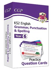 KS2 English Year 6 Practice Question Cards: Grammar, Punctuation & Spelling kaina ir informacija | Knygos paaugliams ir jaunimui | pigu.lt